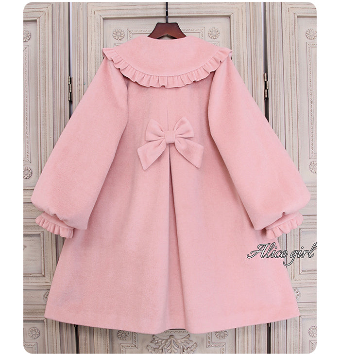 pastel ribbon coat