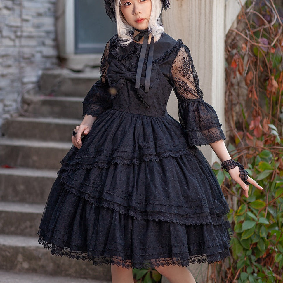 Tower of DawnJacquard cotton jumper skirt