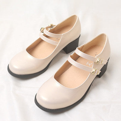 Lolita shoes double strap classical shoes all 5 colors