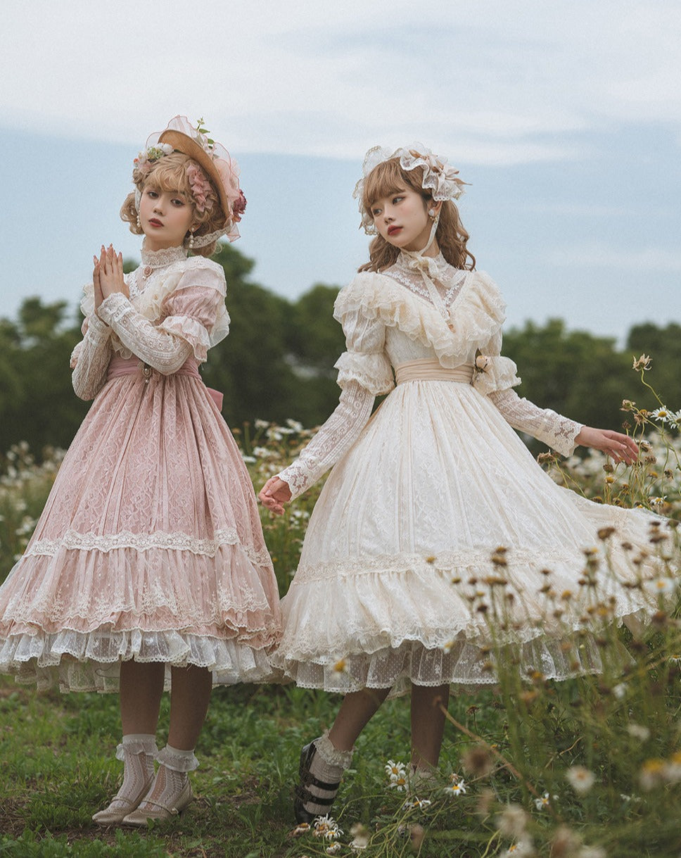 [Pre-order] Edwardian Elegant Lace Classic Lolita Dress