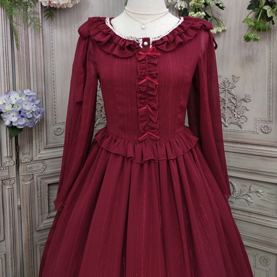 [Pre-order] Melody of the Rhine Elegant Chiffon Blouse