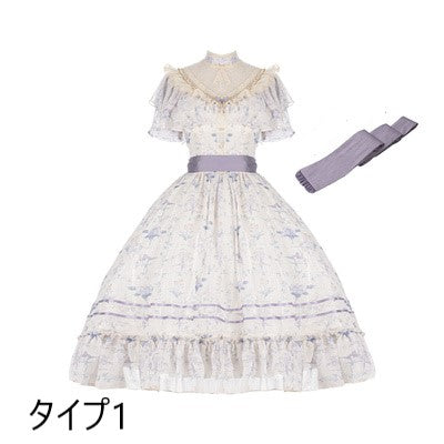 Summer Flower Wall Classical Dress All 3 types