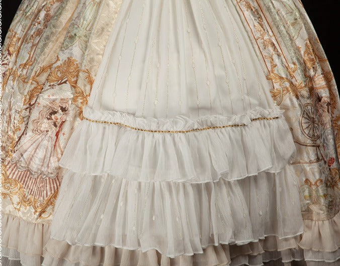 sleeping beauty frill jumper skirt
