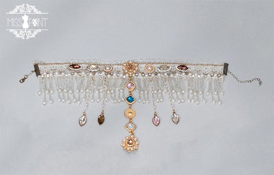 [Simultaneous purchase only] Twilight Egyptian Lolita Coin Belt, Choker