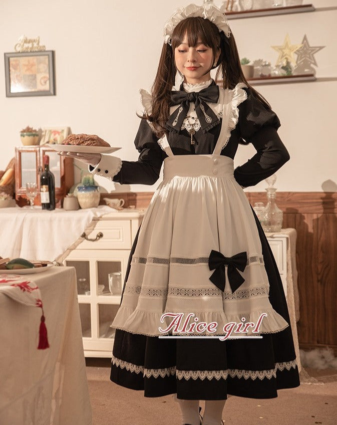 【予約販売】英国風メイドとシスターの2wayロングワンピース