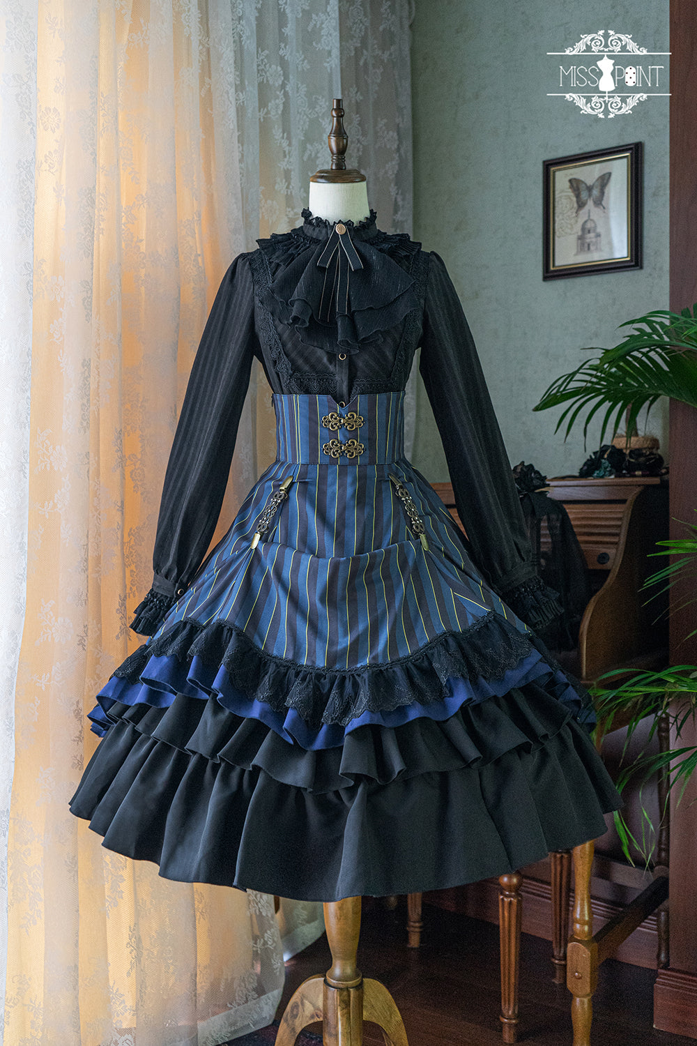 Elegant stand-up collar blouse of the feudal lord [20% off for combined purchases]