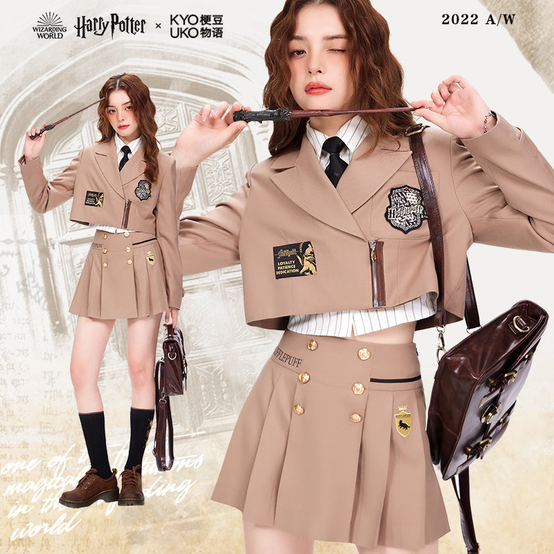 Hogwarts School of Witchcraft and Wizardry Zip Up Short Sailor Jacket