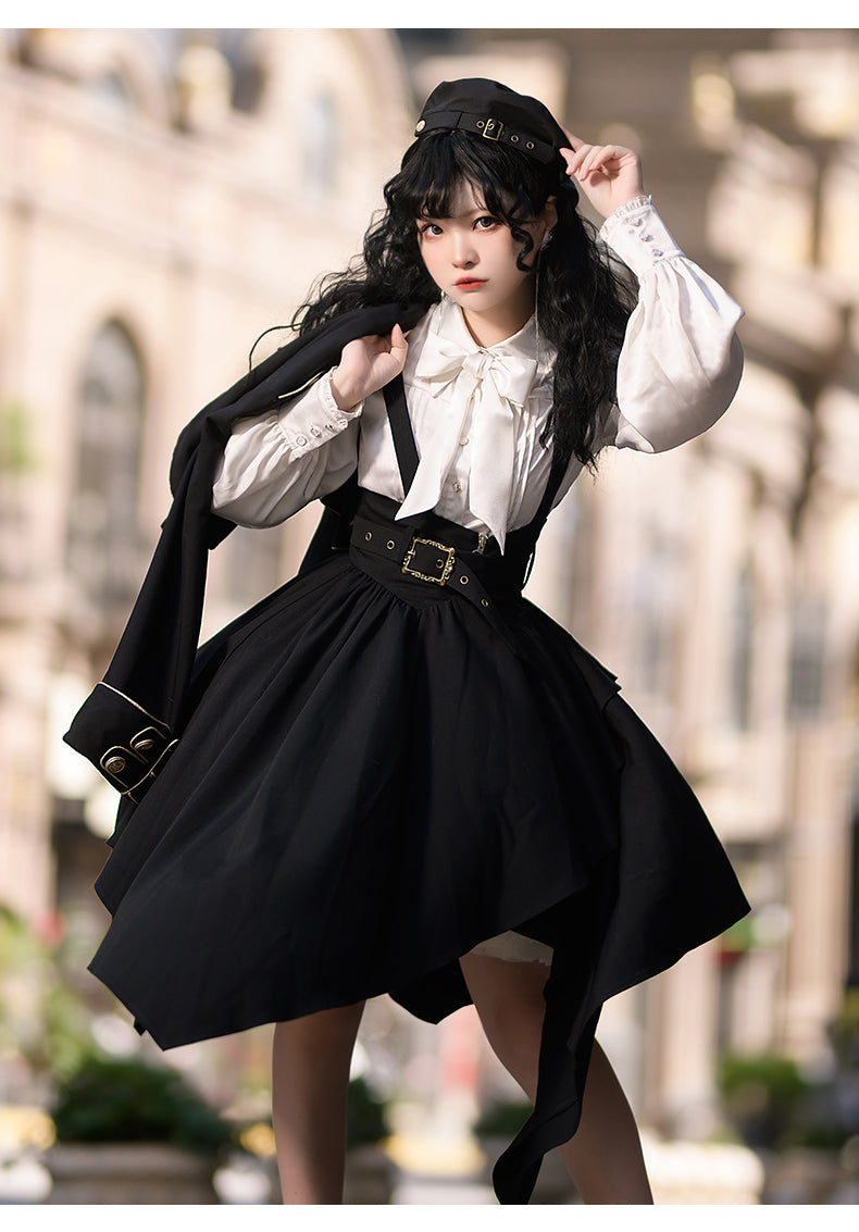 [Pre-order] Tomorrow's Pledge Uniform-style strap skirt setup
