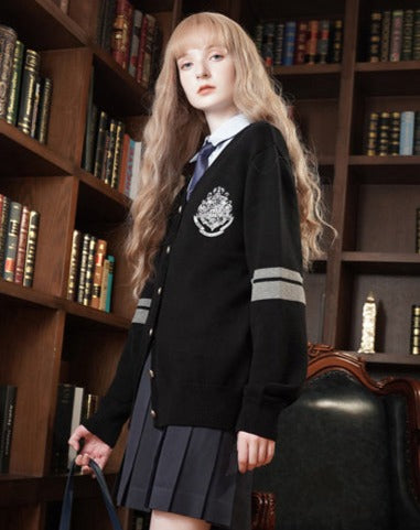 Hogwarts School of Witchcraft and Wizardry Emblem Cardigan
