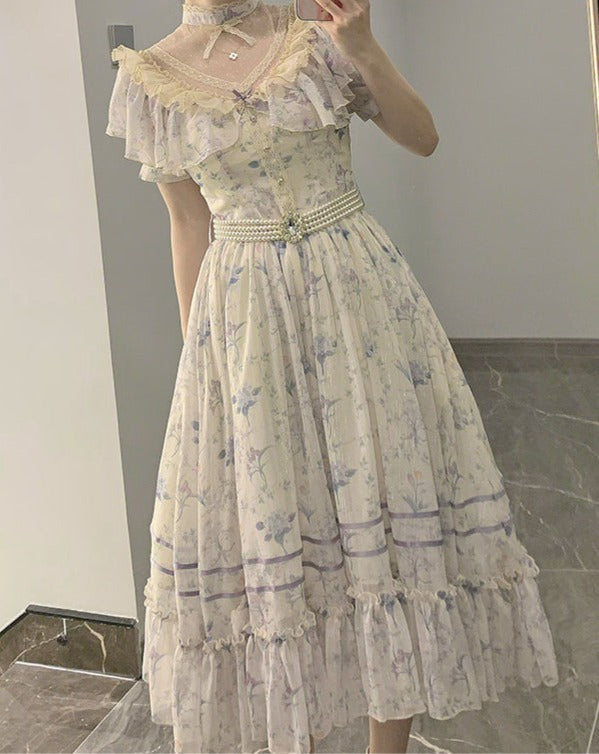 Summer Flower Wall Classical Dress All 3 types