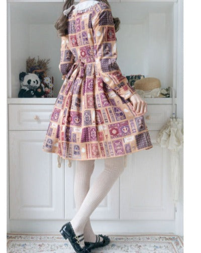 Book of Magic printed dress