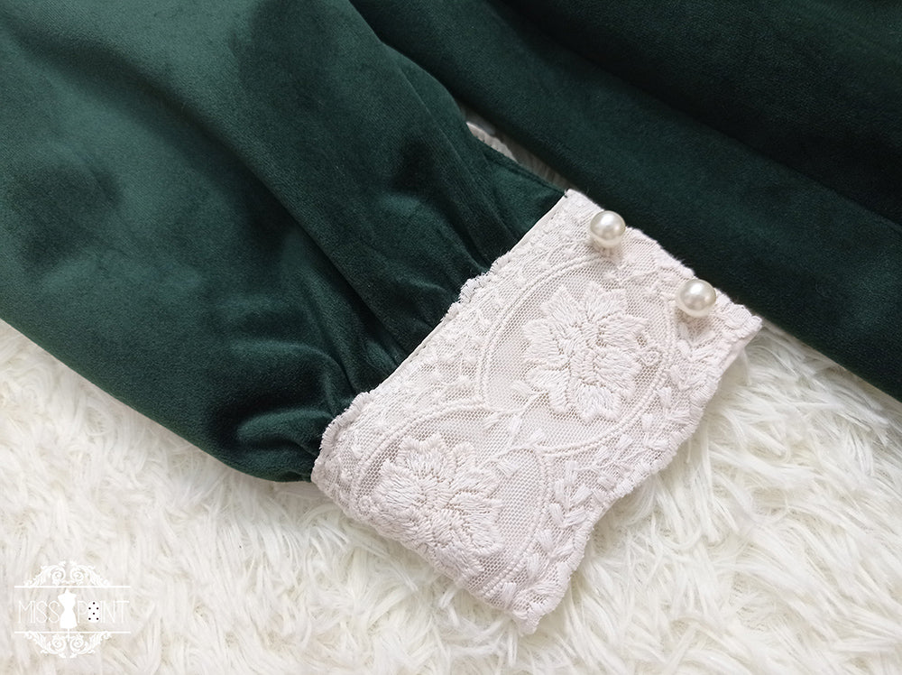 [Pre-order] British Classical Lolita Velvet Dress