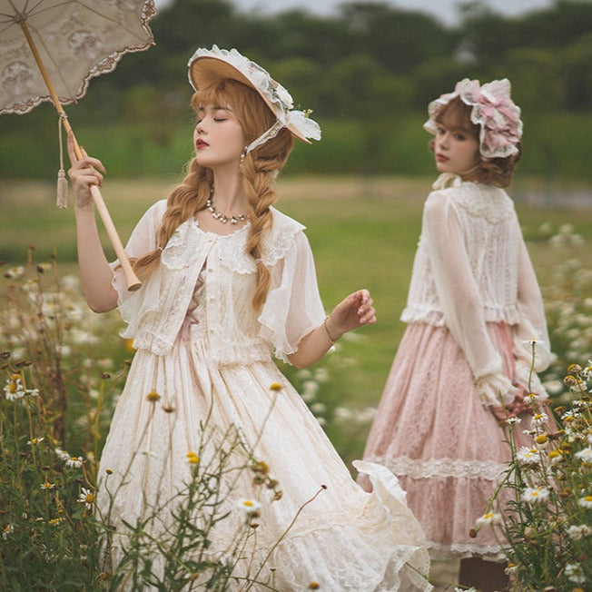 [Pre-order] Edwardian Elegant Lace Classic Lolita Jumper Skirt