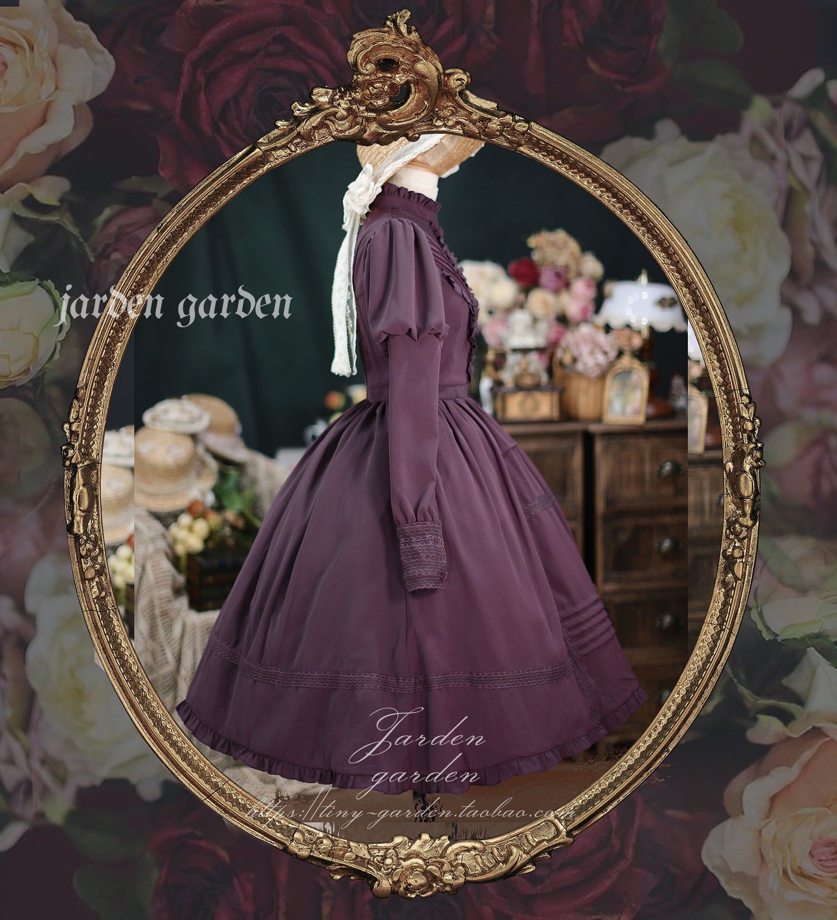 [Pre-order] Black Forest Classic Gigot Sleeve Dress