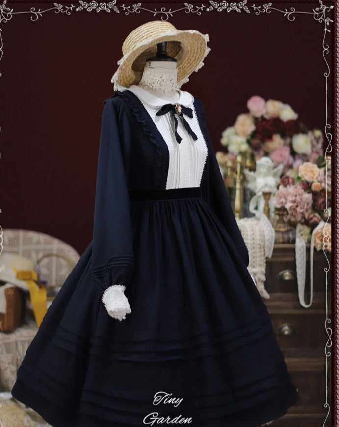 [Pre-order] British classical brushed dress