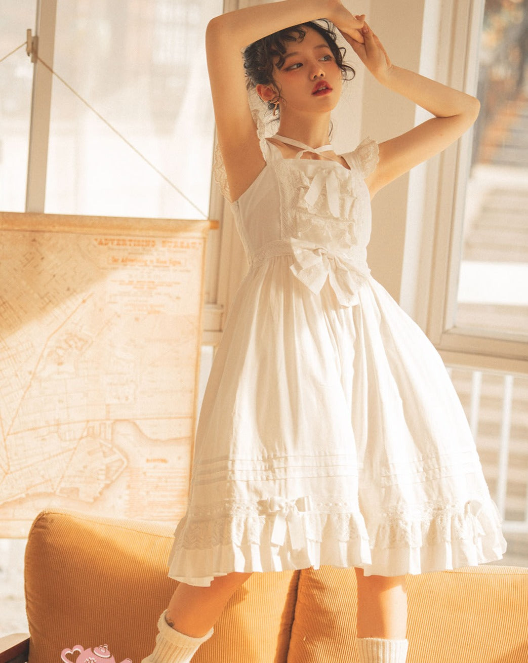Jumper skirt lace sales