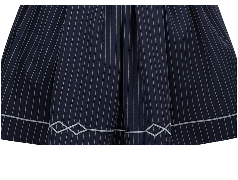 [Reservation sale] Sakurajima Gakuin school uniform stripe setup