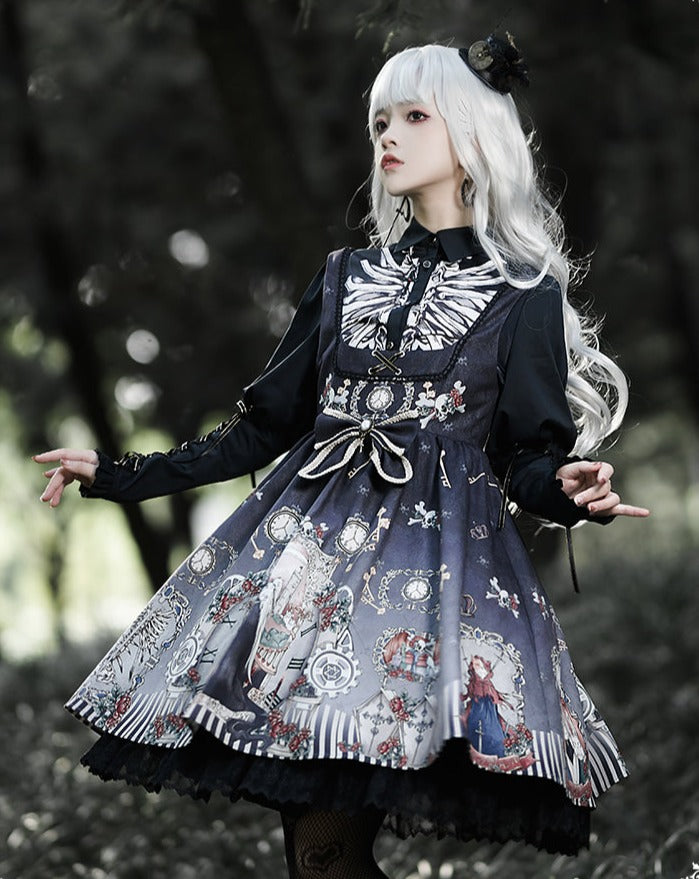 【予約販売】Dark Fairy Tales ゴスロリジャンパースカート