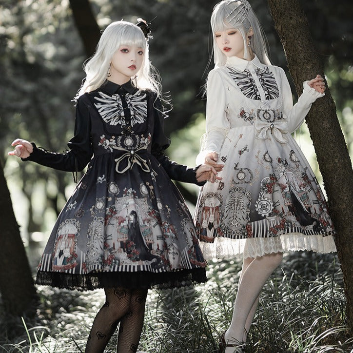 【予約販売】Dark Fairy Tales ゴスロリジャンパースカート