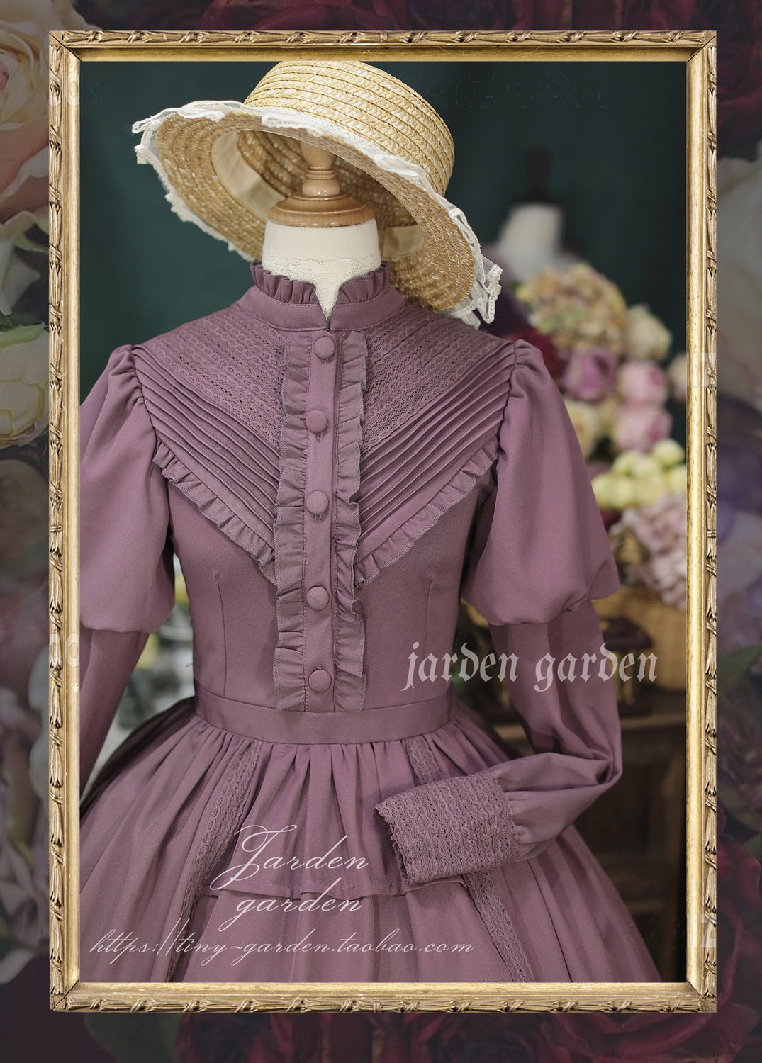 [Pre-order] Black Forest Classic Gigot Sleeve Dress