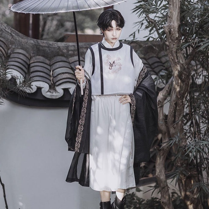 Prince Crane Embroidered Hana Lolita Vest
