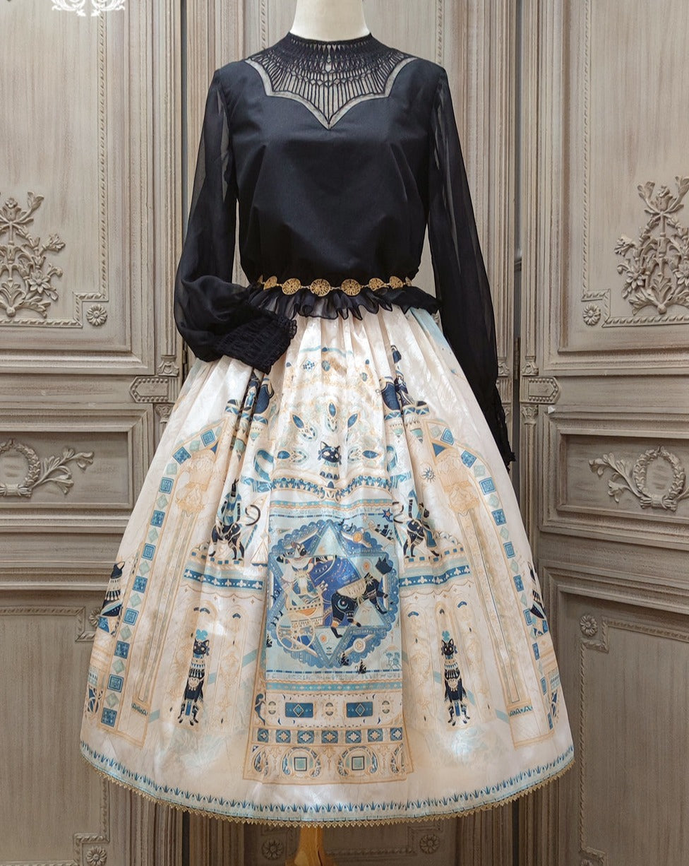 [Pre-order] Twilight Egyptian Lolita Simple Skirt