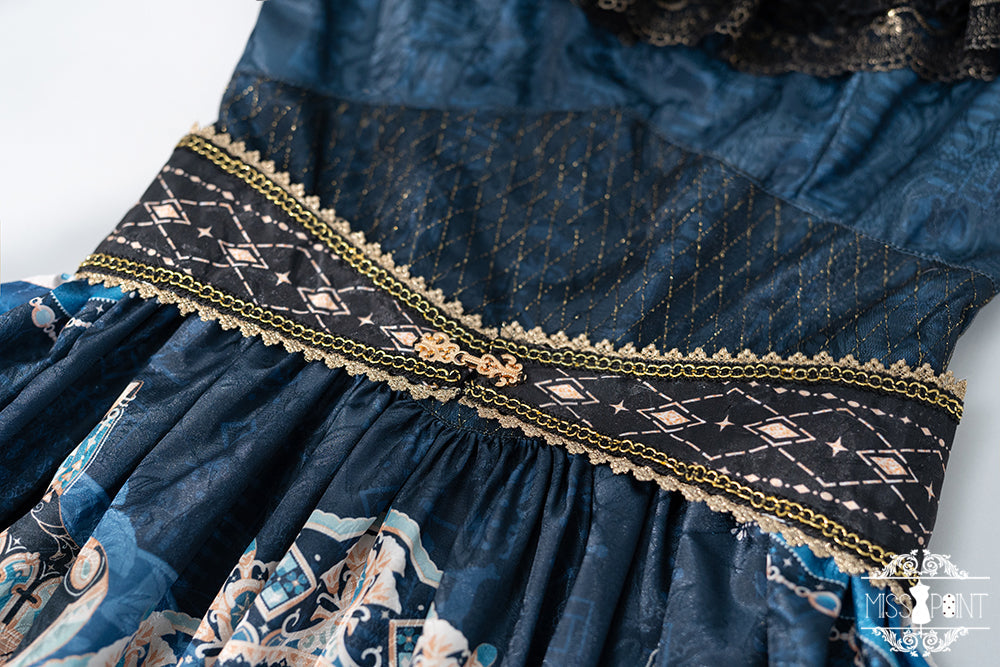[Pre-order] Twilight Egyptian Lolita Frill Jumper Skirt