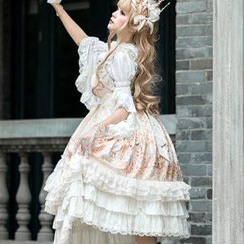 sleeping beauty frill jumper skirt