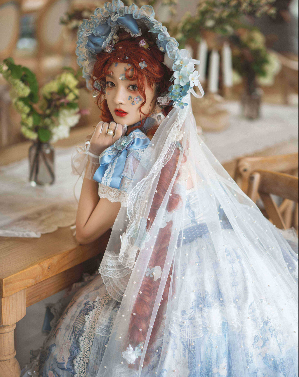 Secret Key Rococo Flower Princess Dress Full Set