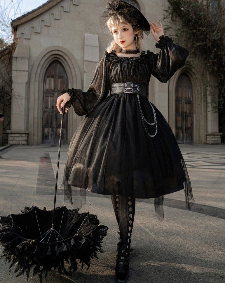 Tulle Layered Elegant Gothic Lolita Dress