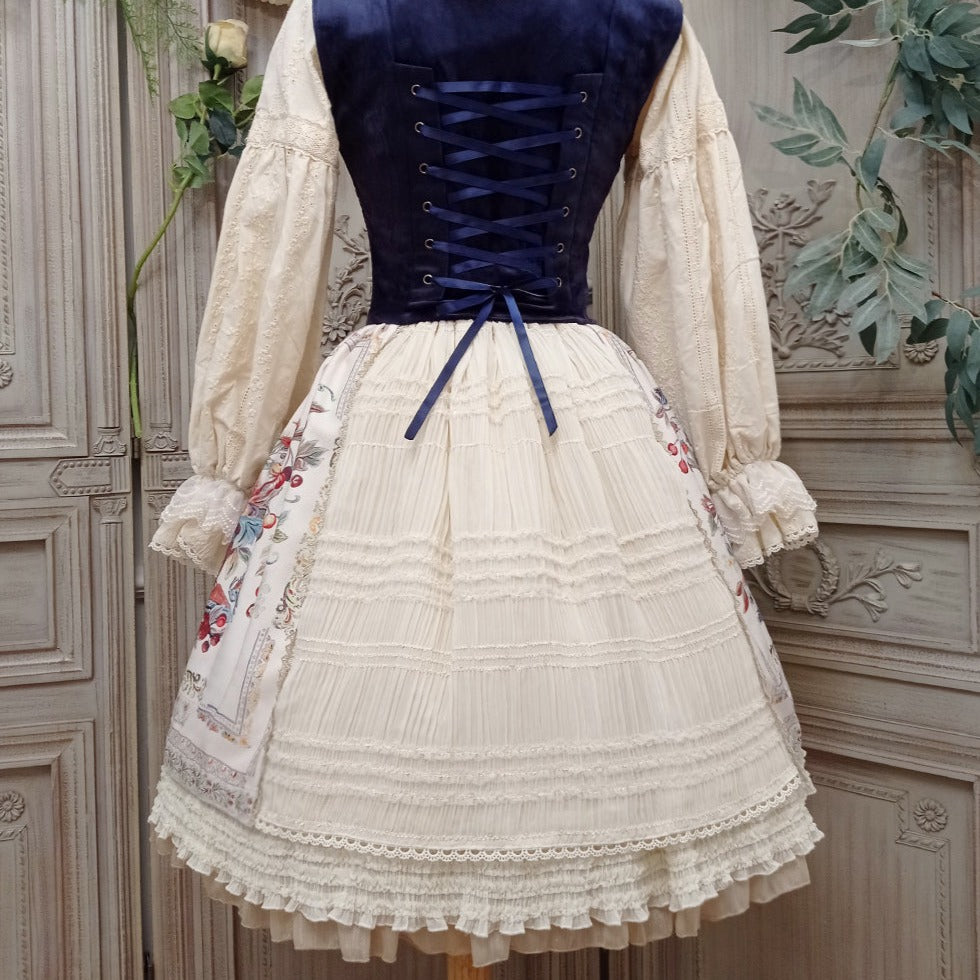 [Pre-order] Bavarian Girl Country-style Skirt [Short Type]
