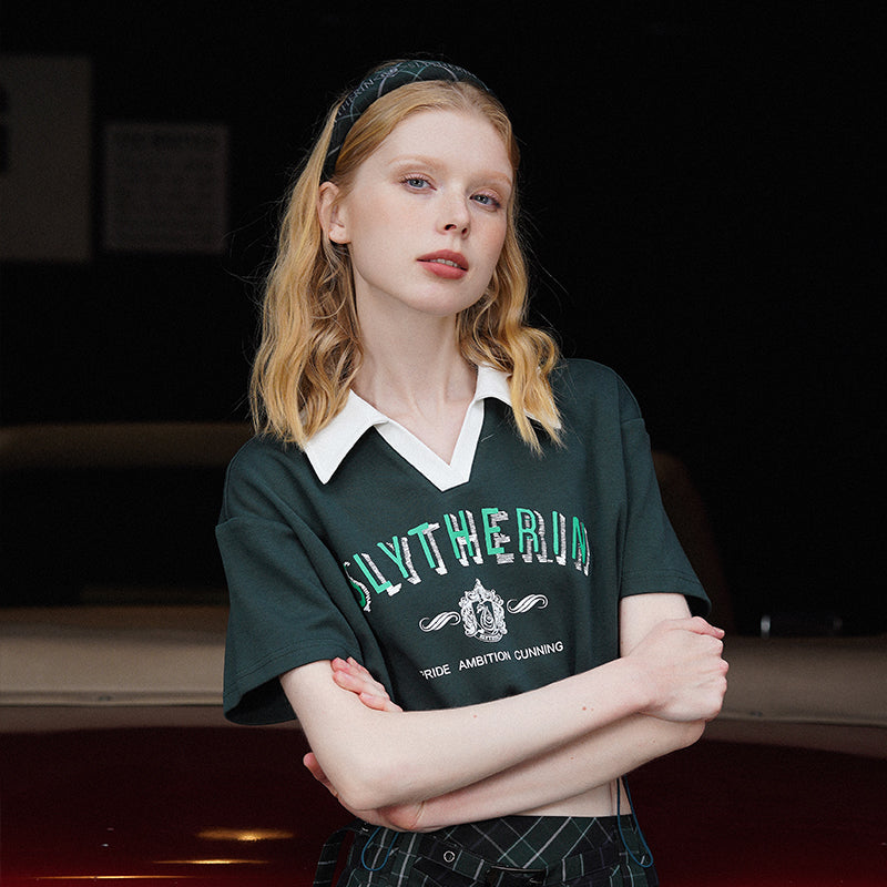 [Pre-order] Hogwarts School of Witchcraft and Wizardry Short length top with collar