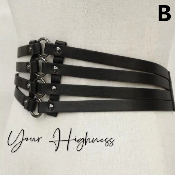 [Simultaneous purchase only] Military Lolita Wing Corset, Belt, Waist Bag, etc.