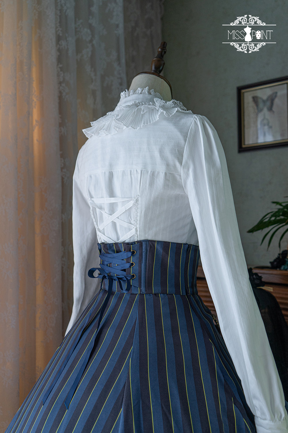 Elegant stand-up collar blouse of the feudal lord [20% off for combined purchases]