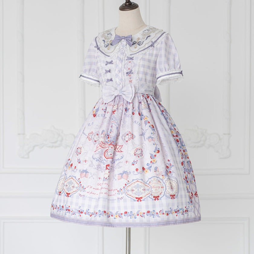 Porcelain Teaparty pastel dress