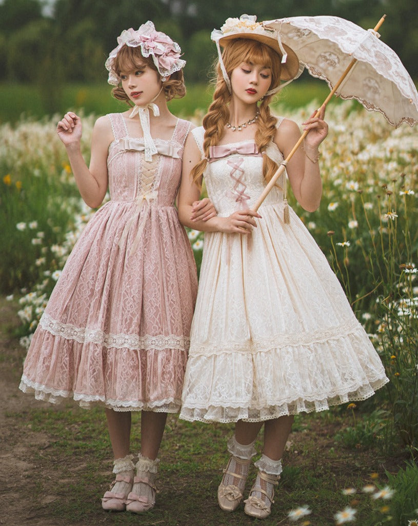 [Pre-order] Edwardian Elegant Lace Classic Lolita Jumper Skirt