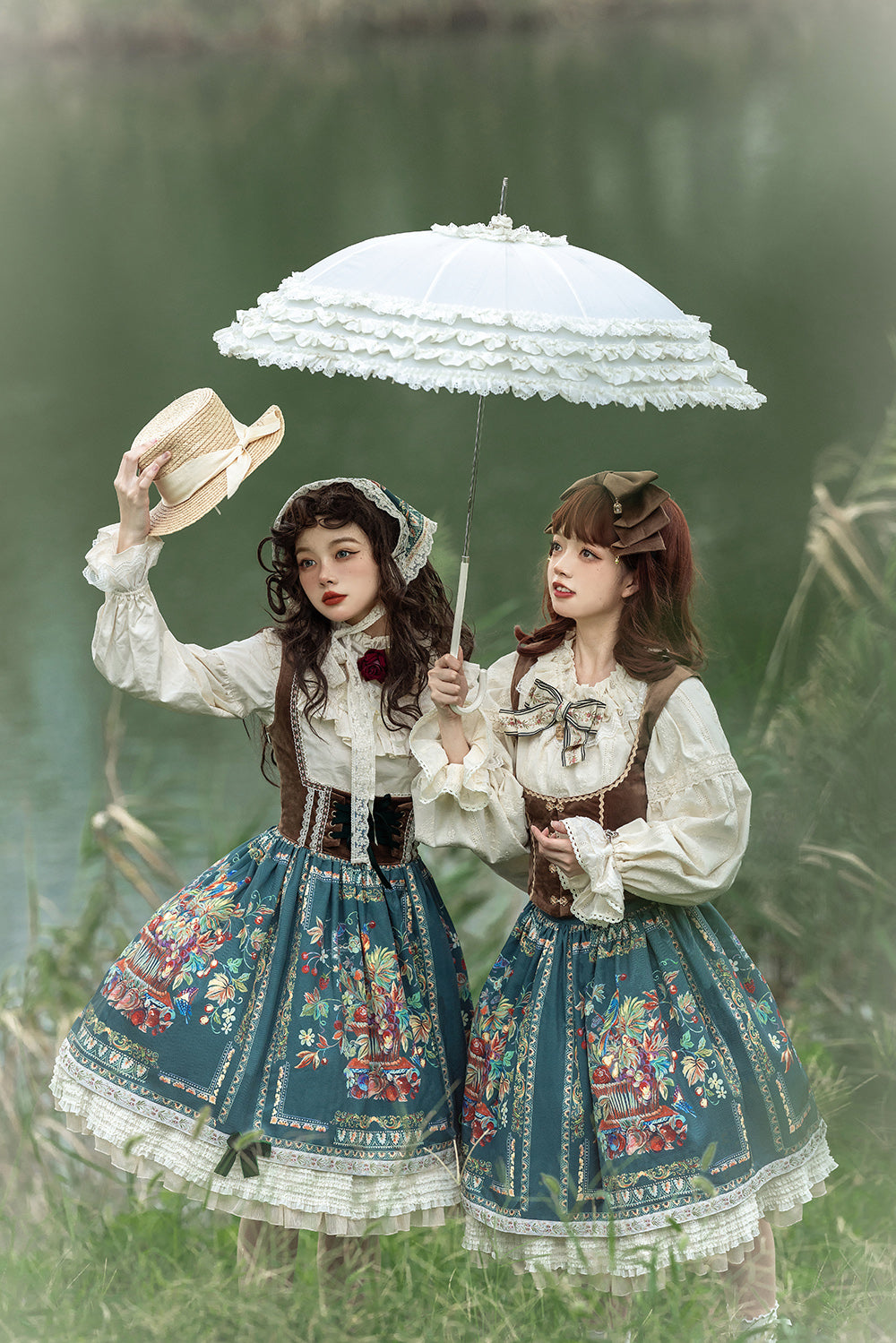 [Pre-order] Bavarian Girl Country-style Skirt [Short Type]