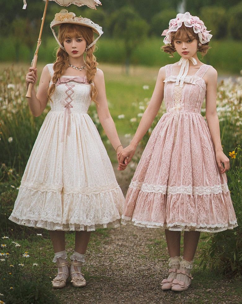 [Pre-order] Edwardian Elegant Lace Classic Lolita Jumper Skirt
