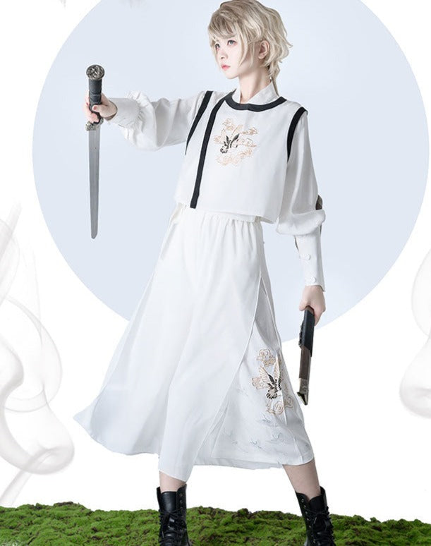 Prince Crane Embroidered Hana Lolita Vest