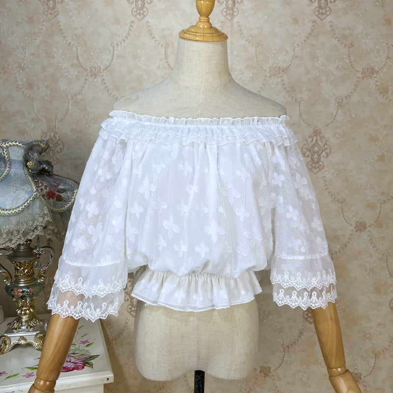 2Way see-through Lolita blouse – ロリータファッション通販RonRon