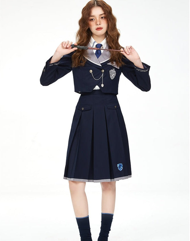 Hogwarts School of Witchcraft and Wizardry Double Button Short Sailor Jacket