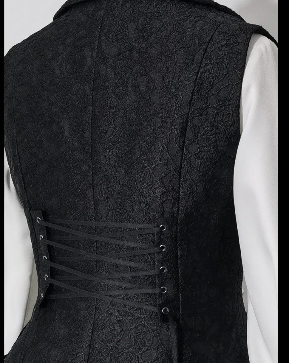 Prince Lolita Jacquard Long Vest