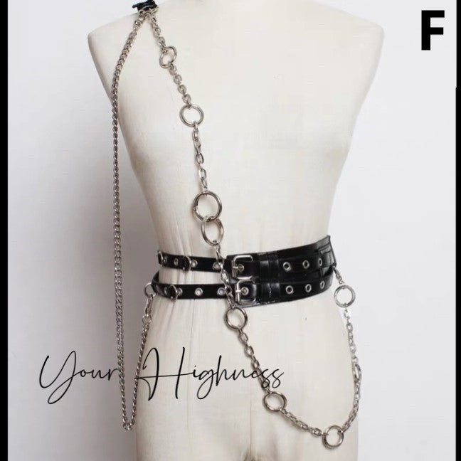 [Simultaneous purchase only] Military Lolita Wing Corset, Belt, Waist Bag, etc.