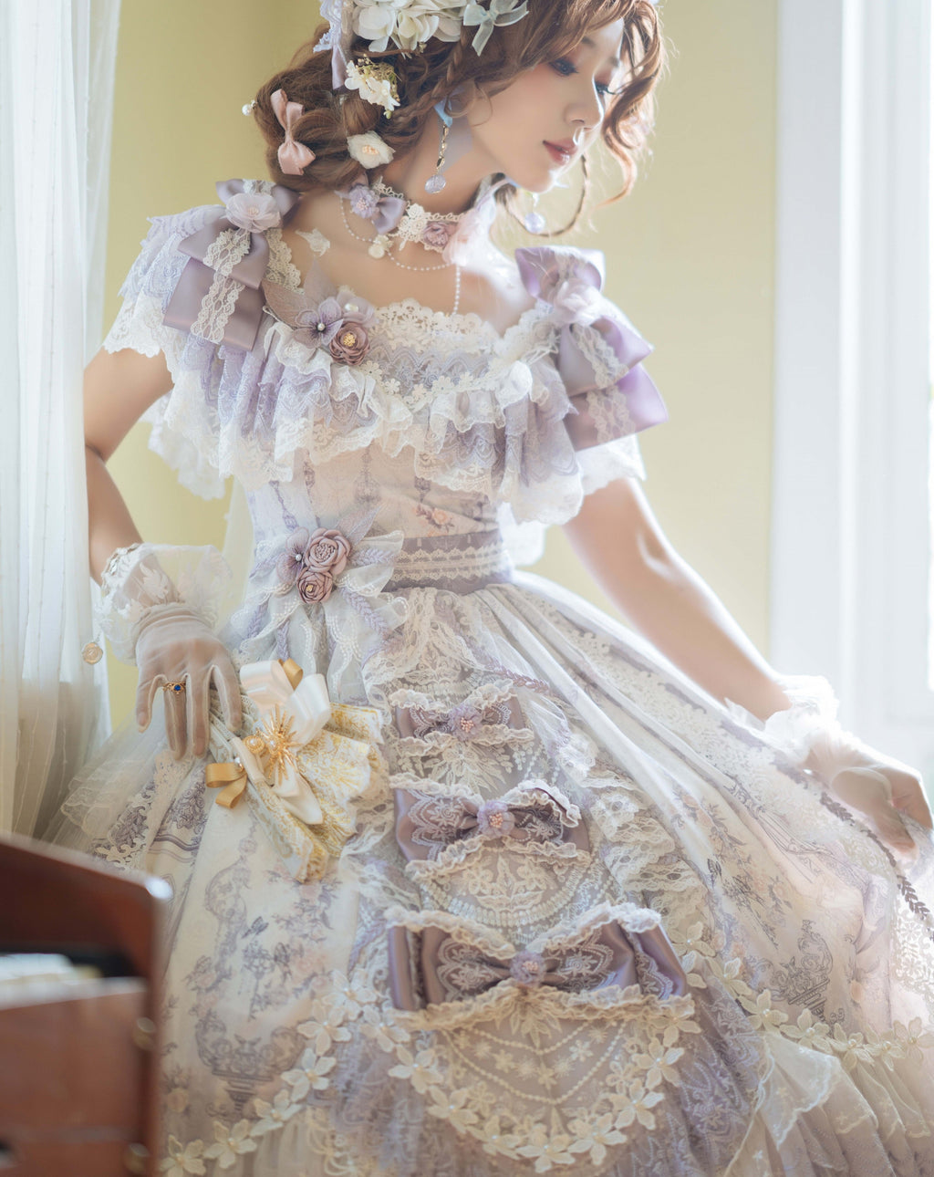 Secret Key Rococo Flower Princess Dress Full Set
