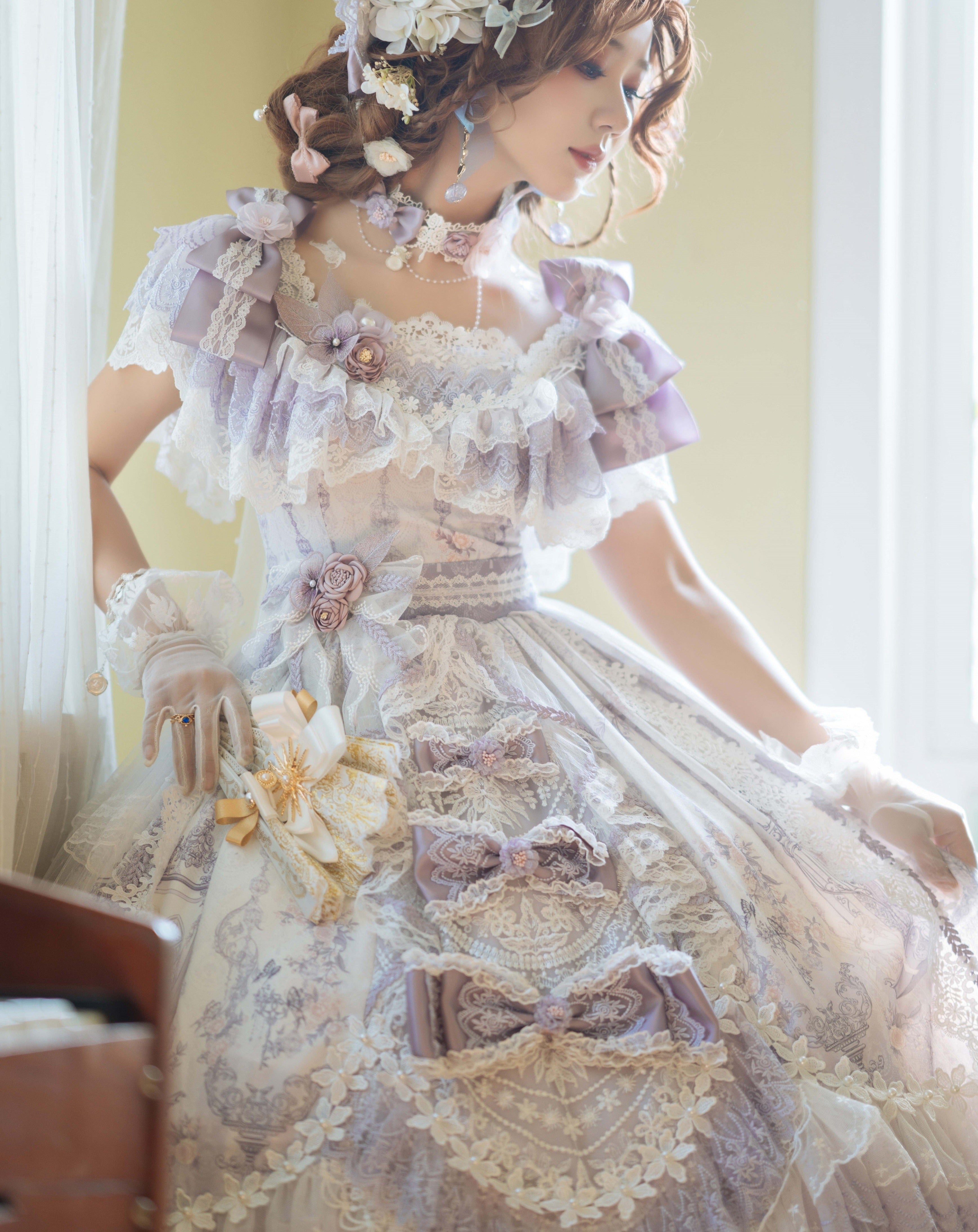 Secret Key Rococo Flower Princess Dress Full Set