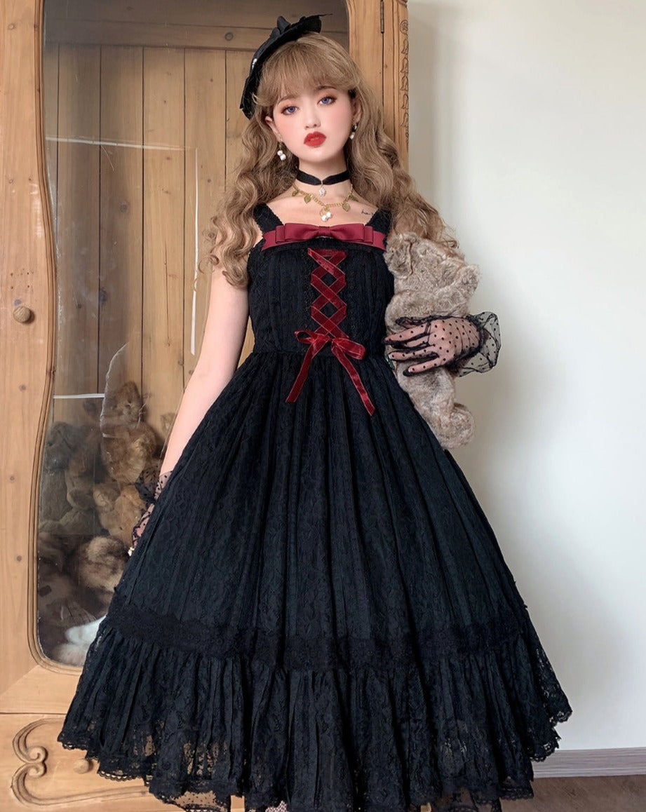 [Pre-order] Edwardian Elegant Lace Classic Lolita Jumper Skirt