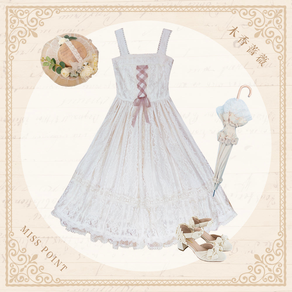 [Pre-order] Edwardian Elegant Lace Classic Lolita Jumper Skirt