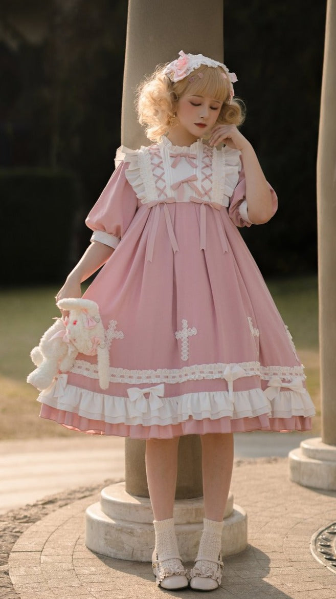 Candy Color Cute Lolita Dress