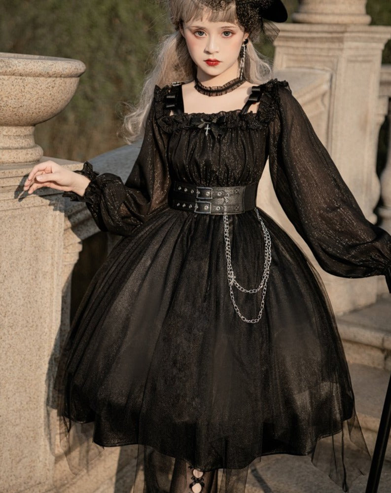 Tulle Layered Elegant Gothic Lolita Dress