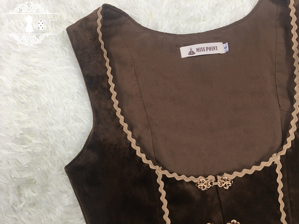 [Pre-order] Bavarian Girl Country-style Bone Vest